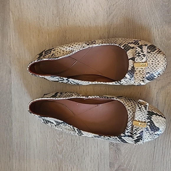 Cole Haan Snakeskin Ballerina Slippers size 8b - Picture 7 of 9